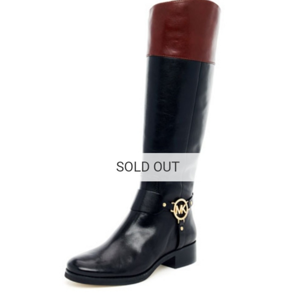 MICHAEL KORS Women's FULTON HARNESS BOOTS Size 10 SOLD OUT in Department Stores - Picture 7 of 7